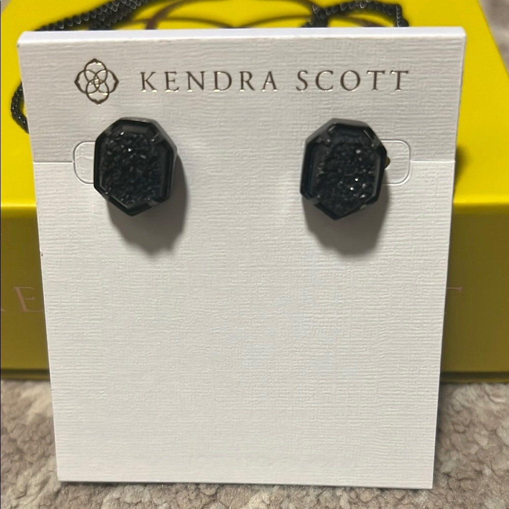 Kendra Scott Midnight Earrings & Necklace